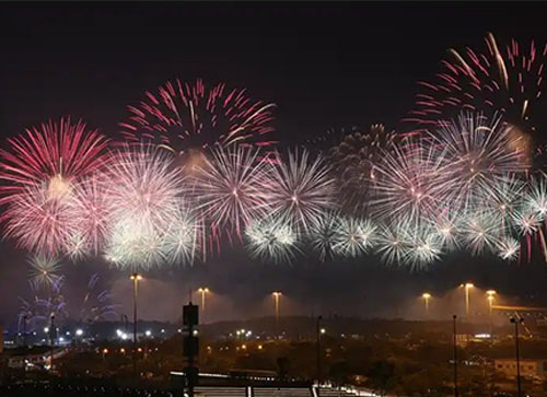 含山县焰火晚会